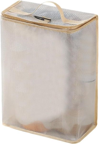 PVC Shoe Organizers for Travel with Meshes Design to Odors Ideal for Suitcases Backpacks and Home Closet Storage Hanging Shoe Organizers