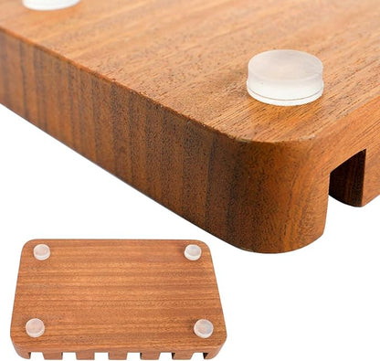 Teak Wood Soap Dish - Bar Soap Holder & Soap Saver for Shower, Bathroom, Sink, Kitchen & Countertop (2)