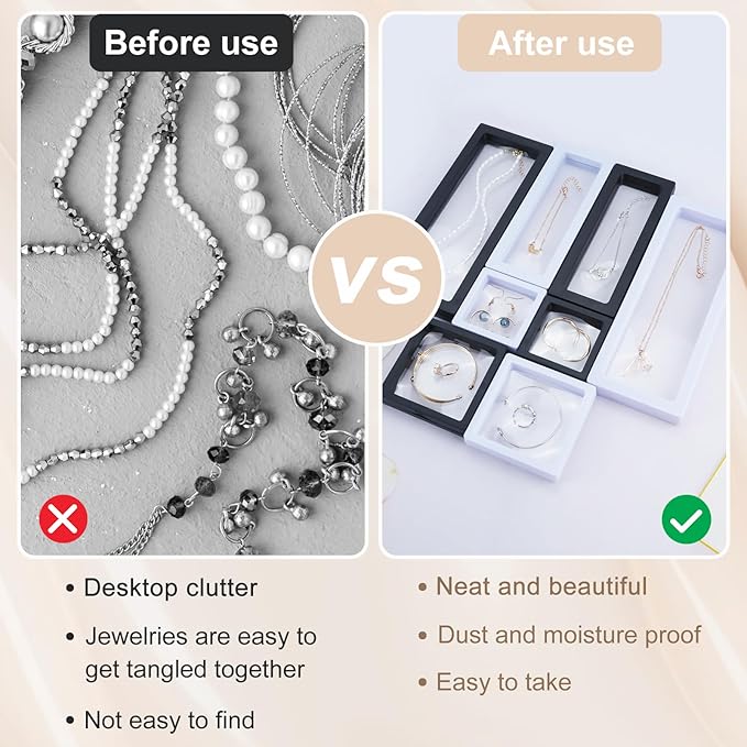 40 PCS Floating Display Case, 3D Challenge Coin Display Holder Frames with Stands, Transparent PE Jewelry Storage Box for Butterfly, Medallion, Shells, Gems, Pins, Specimen (Black)