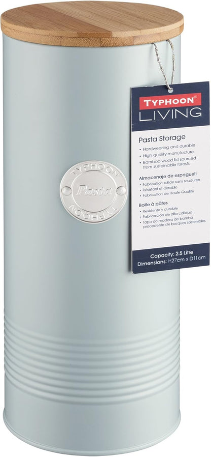 Typhoon Living Blue 2.5 Litre Pasta Storage Canister