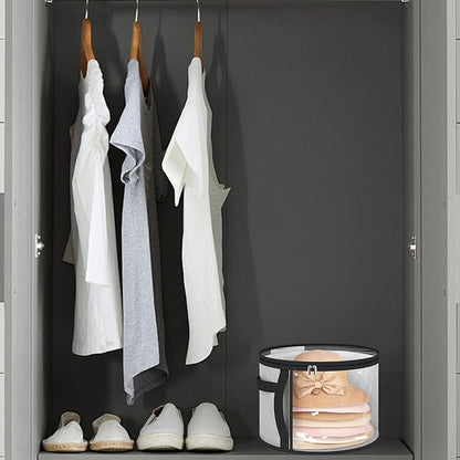 Large Capacity Hat Storage Bag for Women, Holds up to 7 Caps Cowboy Hat Organizer for Closet, Hat Storage Organizer for Travel (Grey)