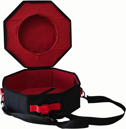 | Premium Foldable & Lightweight Hat Box – Western & Fedora Storage – Water-Resistant Oxford Travel Case – Reinforced Lid – Ideal Gift for Holidays, Birthday & Christmas