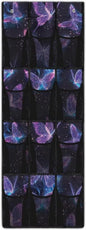 Shoe Organizer Door Hanger,Dreamy Butterfly Design Storage for Small Spaces,Over the Door Shoe Organizer with 12 Mesh Large Pockets Waterproof Reusable