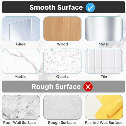 12 Pack Shower Caddy Adhesive Replacement, Waterproof Shower Shelf Adhesive Strips, Strong Adhesive Flat Hooks for Bathroom Storage Shelves and Kitchen Racks No Drilling, Clear