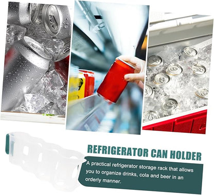 Beverage Can Storage Organizer Refrigerator Soda Container Drink Organizer for Fridge Can Holder Kitchen Pantry
