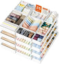 DIMJ Drawer Organizer Clothes Storage - 26 Pack Baby Dresser Organizer for Nursery, Foldable Closet Drawer Organizer Bins for Bedroom Organization, Fabric Storage Dividers for Socks, Underwears, Bras