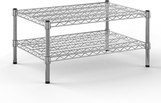 21" Deep x 30" Wide x 14" Height Wire Shelving Kit | 2-Tier | NSF Commercial Storage Rack Unit