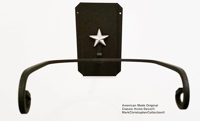 American Made Cowboy Hat Holder Star 89 BLK/SLV