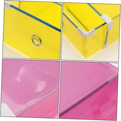 Amosfun 5pcs Clear Plastic Drawer Shoe Storage Boxes Stackable Design for Women Footwear Pp Material for Organizing Sneakers and Sandals Space-saving