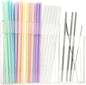 glowly sun Straw Holder for Cabinet Door, Cabinet Straw Holder Organizer