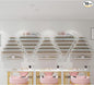 Wall-Mounted Nail Polish Rack, Set of 10 Triangular White Nail Polish Shelf Lipstick Perfume Cosmetic Display Shelf for Home Spa Nail Salon Shop