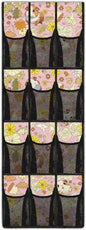 Pink Guinea Pig Hanging Door Organizer with 12 Multi-Pockets Large Capacity Door Hanging Shoe Organizer for Dorm Room Essentials,Easy to Install and Mesh Fabric