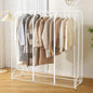 Clear Garment Bags, Garment Rack Cover, Hanging Garment Bags with Zipper, Clothing Rack with Cover that Fits Over Rack (M/59x20x59 inch)