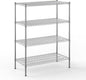 21" Deep x 42" Wide x 54" Height Wire Shelving Kit | 4-Tier | NSF Commercial Storage Rack Unit