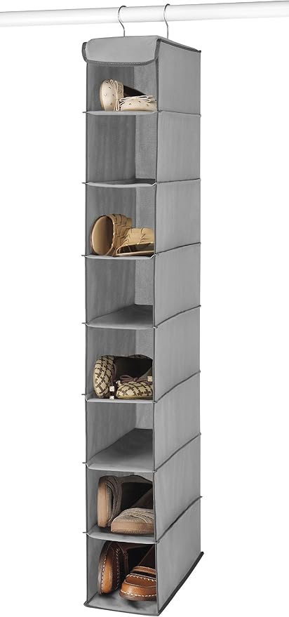 Whitmor Hanging Shoe Shelves Closet Organizer (30 Section) and (8 Section)