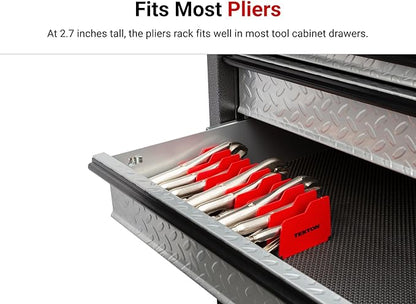 TEKTON 10-Tool Pliers Organizer Rack | ORG41210 | Made in USA