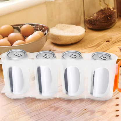 Soda Can Beverage Dispenser Organizer for Refrigerator Capacity Storage Bin for Canned Drinks and Easy to Clean for Kitchen and Pantry Organization