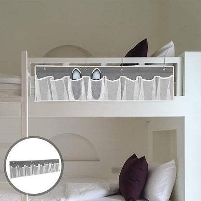 Rv Shoe Storage Bag 8-pocket Bedside Hanging Organizer with Breathable Non-woven Fabric for Camper and Rv Shoe Rack Storage