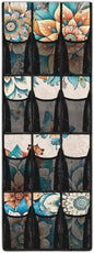 Mandalas Over The Door Shoe Organizer 12 Pockets Over The Door Hanging Organizer for School Butterfly Shoe Holder Hanger Space Saving Wall Hanging Storage