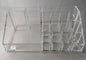 Series Model HZ-05 Acrylic Makeup Organizer, Clear Cosmetic Storage Display, Multi-Compartment Holder for Lipstick, Nail Polish, Brushes