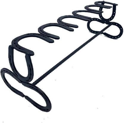 Black Horseshoe Boot Rack