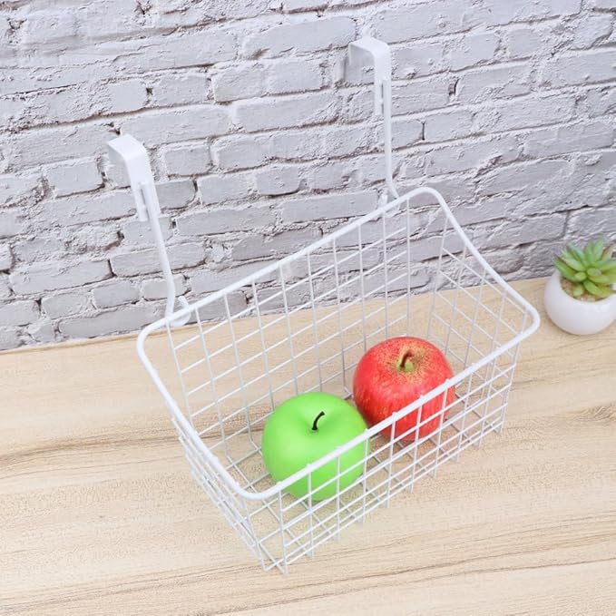Garneck Cabinet Storage Basket over Door Basket Hanging Storage Rack for Kitchen Bathroom Office