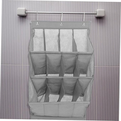 Zerodeko Door Hanging Shoe Rack Slot Organizer for Sneakers Boots High Heels Over the Door Storage for Entryway Bathroom Closet