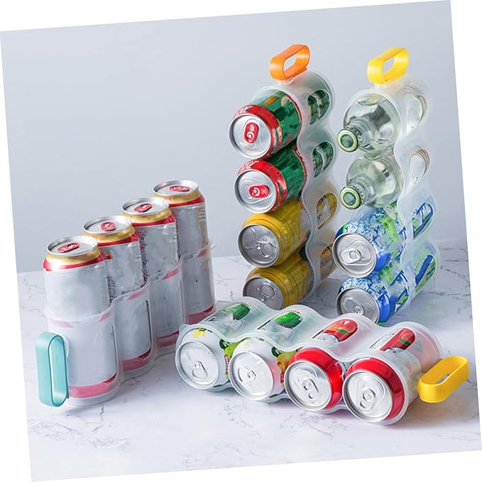 3pcs Beverage Organizer Storage Shelves Cans Holders for Fridge Kitchen Soda Can Dispenser