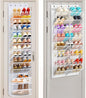 MISSLO 12 Tier Over the Door Shoe Organizer Bundle with 24 Pairs Over the Door Shoe Organizer