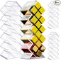 6 Pack Acrylic Lipstick Holder Organizer 96 Slots Clear Lip Gloss Holder Organizers Stackable Fish Shape Lipsticks Tower Lipstick Case Display Stand Storage Box for Makeup Cosmetic Vanity drawer