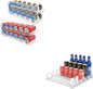 2 Pack Rolling Soda Can Dispenser for Refrigerator and Automatic Soda Can Organizer for Refrigerator Can Dispenser