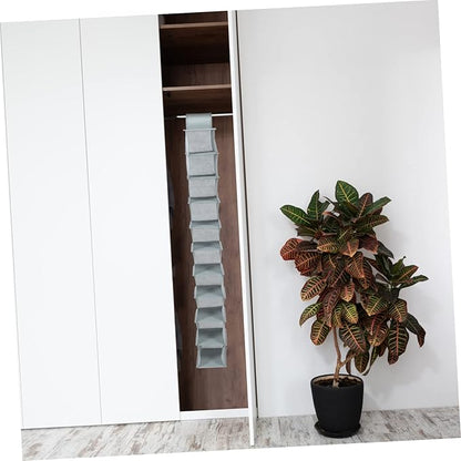 Ciieeo Foldable Shoe Storage Rack Portable Organizer for Closet Non-Woven Hanging Bag for Indoor/Outdoor Use Convenient for Home and Dormitory