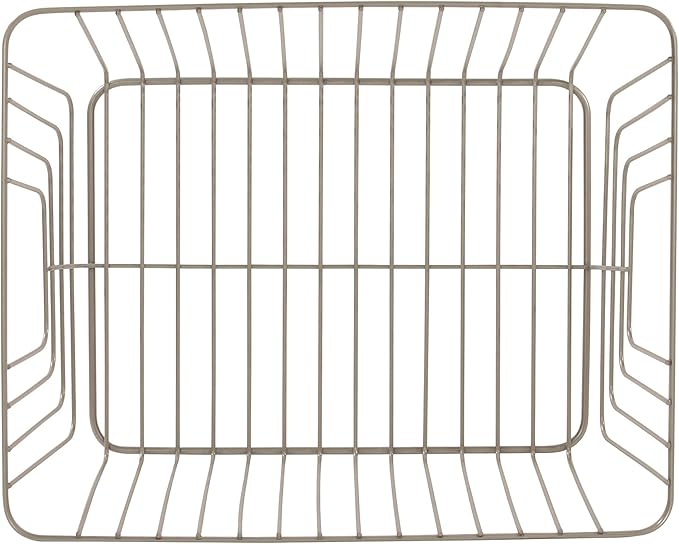 Spectrum Diversified Ashley Basket, Large, Satin Nickel