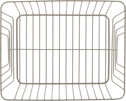 Spectrum Diversified Ashley Basket, Large, Satin Nickel