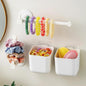 4-Pack Adhesive Headband Holder Organizer, Stretchable Wall Scrunchie Storage for Hair Ties, Hairbands, Claw Clips, Hair Brushes, Makeup Accessories, White