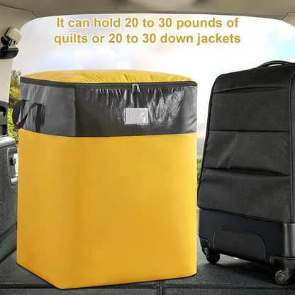 Upgrade Moving Bags Heavy Duty Extra Large,Heavy-Duty Storage Bags – Alternative to Moving Boxes, Plastic Storage Bins, Mattress Bags for Moving & College Essentials (yellow, 180L)