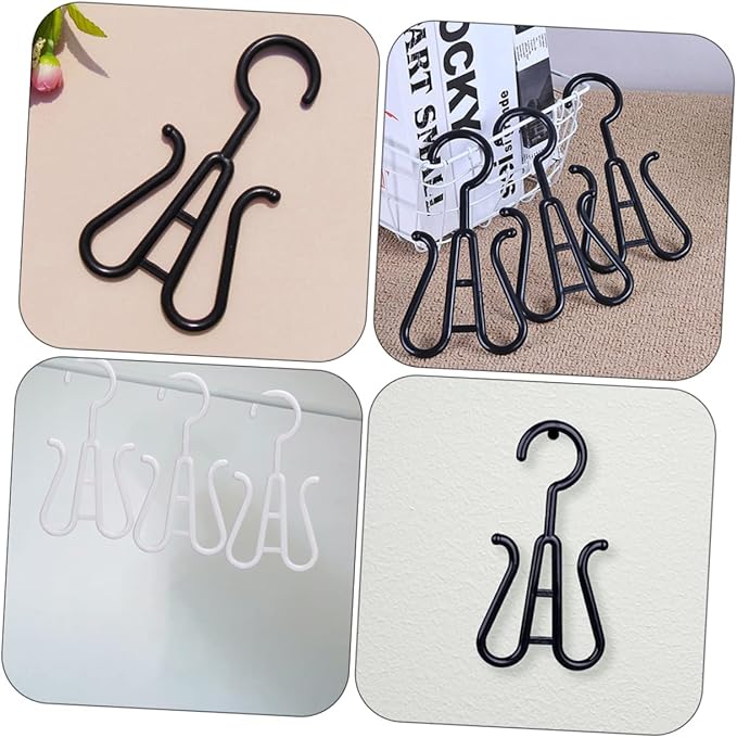 GLEAVI 20pcs Door Shoe Organizer Shoe Hanging Hooks Closet Storage Drying Rack Entryway Storage