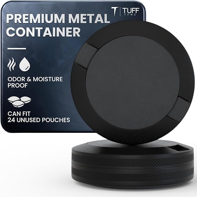 Premium Aluminum Pouch Organizer with Dual Compartment | Waterproof Secure Seal | Compact & Pocket-Friendly | Slim & Lightweight Modern Design for Everyday Use