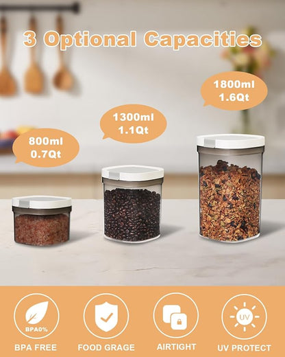 LANGMINGDE Airtight Coffee Storage Container with Magnetic Scoop, 0.7 Qt Coffee Bean and Ground Coffee Canister, Durable, Keeps Coffee Fresh & Dry, Easy to Clean