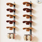 Cowboy Hat Rack for Wall, Cowboy Hat Holder Wall Mount Holds up to 6 Hats, Wooden Western Rustic Metal Hat-Organizer with Arrow Sign Board, Display and Decor Rack for Fedora, Sun Hats,Baseball Caps