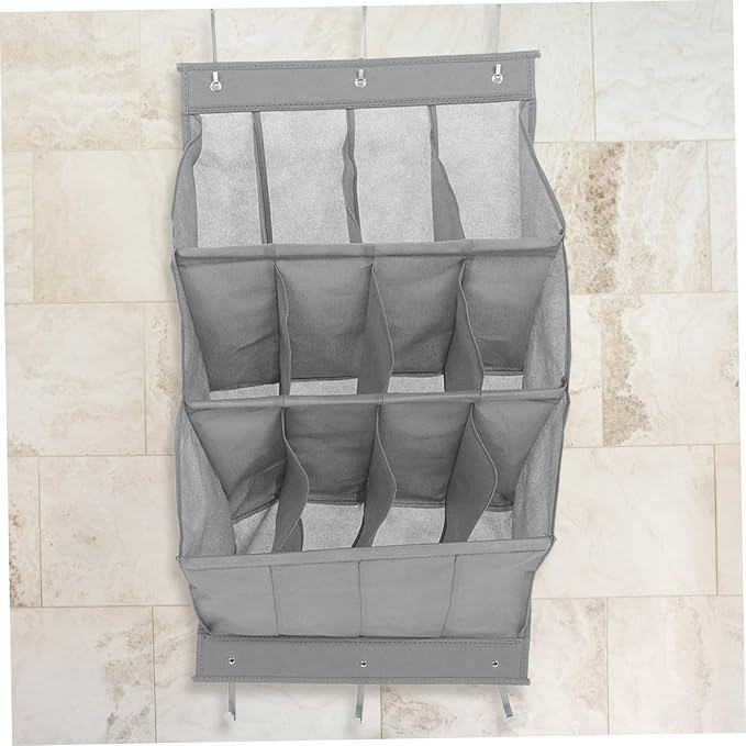 IMIKEYA Over Door Shoe Organizer Breathable Hanging Storage Rack for Boots Heels Slippers for Narrow Doors Spaces Design