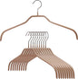 Mawa Clothing Hangers, Steel Hanger with Non-Slip Coating, for Shirts, Dresses, Camisoles, T-Shirts, 360-degree Rotatable Hook