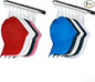 2 Pack No-Drill Wall-Mounted Baseball Hat Organizer, Hat Storage Rack Holds Up to 20 Caps, Hat Holder with 10 Damage-Free Clips & Metal Slide Rails, Modern Hat Rack for Closet, Bedroom & Entryway