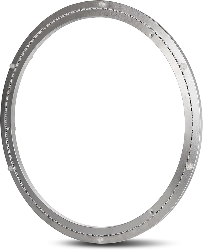 20 Inch Lazy Susan Heavy-Duty Aluminium Alloy Rotating Bearing Lazy Susan Hardware- Mute Bearing Turntable Ring Hardware for Dining and DIY Furniture (Capacity up to 660lb)