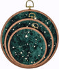 3-Pack Corduroy Pin Display Board - Vintage Style, Enamel Pin & Brooch Collection Holder, Velvet-Lined, Ideal for Earrings, Necklaces & Jewelry Storage Case (Green)