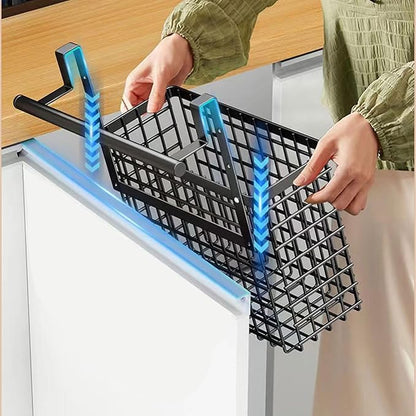 Hanging Cabinet Door Organiser Efficient Kitchen and Bathroom Storage Solution Vegetable and Fruit Storage Basket