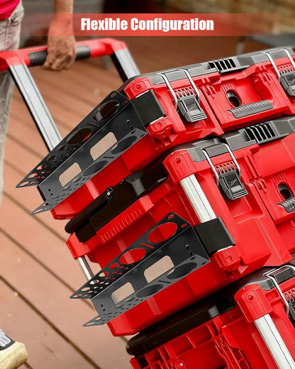 Screwdriver Holder Compatible with Milwaukee Packout Toolbox, Wrench Storage Rack Heavy Duty Mount Pliers Organizer, Durable Wrench Tool Organizer for Screwdrivers Pliers Drills Tools, 1 Pack