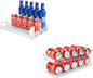 Automatic Soda Can Organizer and Rolling Soda Can Organizer for Refrigerator for Beer Soda Seltzer Drink Pop Cans Holder Storage Pantry Organization