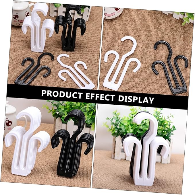 OUNONA 20pcs Multifunctional Cotton Slipper Drying Rack Space-Saving Hanger for Shoes Organizer Lightweight and Sturdy Easy to Install and Use for Home and Retail Display