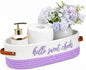 Hello Sweet Cheeks Bathroom Decoration Purple and White Cotton Rope Toilet Basket Toilet Paper Holder Basket Rustic Bathroom Organizer Farmhouse Home Decoration Organizing Small Baskets